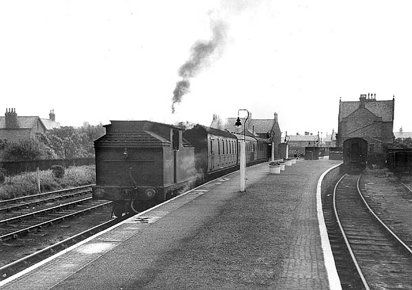 Ashington and North Seaton Line. Newbiggin Railway Station Photo 8 
